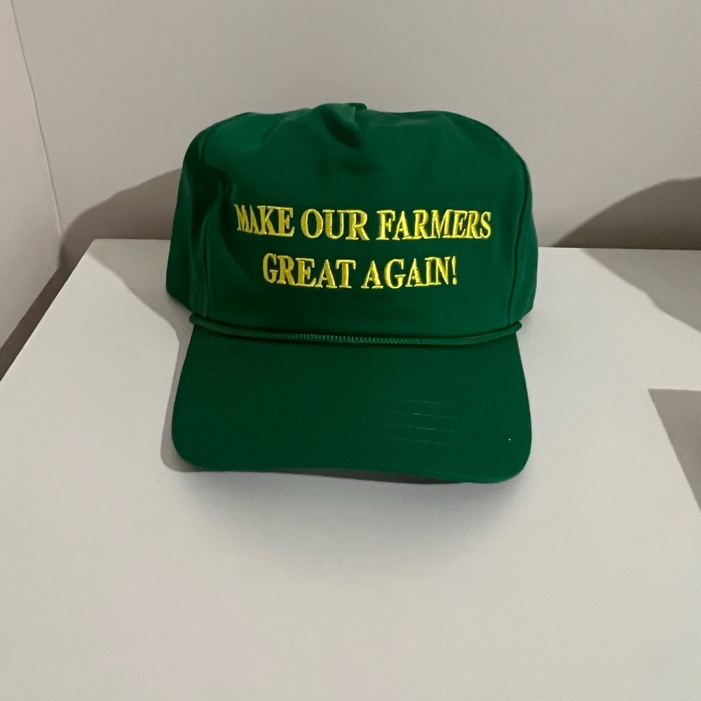 NWT! RARE Make Our Farmers Great Again Donald Trump Cali-fame Official Hat Cap